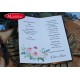 menu złoto i jasny róz