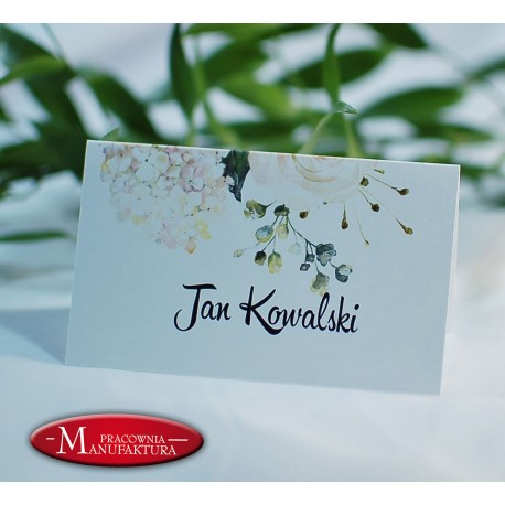 winietki karteczki na stoły