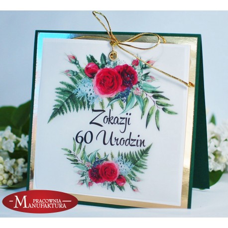 UR60-1 - KARTKA NA 60 URODZINY