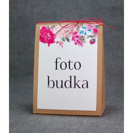 numer na stół z motywem kwiatowym-botanicznym