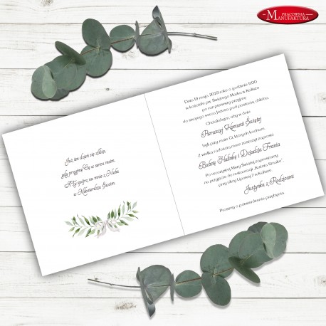 USŁUGA PERSONALIZACJI ZAPROSZEŃ PONIŻEJ 10 SZTUK