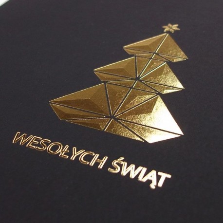karnet świąteczny z logo