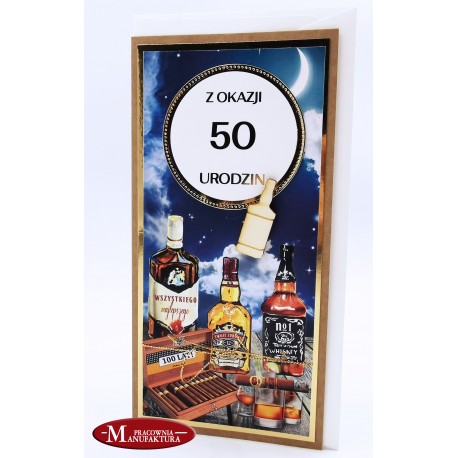 UR50-6 - KARTKA NA 50 URODZINY DLA MĘŻCZYZNY