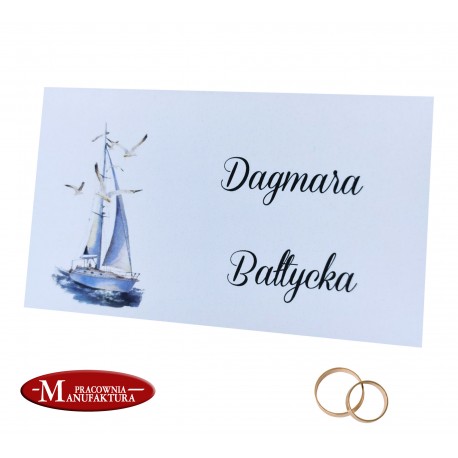 winietki z motywem morskim