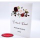 śpiewnik weselny - pudrowy róż i bordo -  Sweet Rose