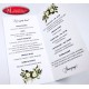 menu -  białe kwiaty- White Flower