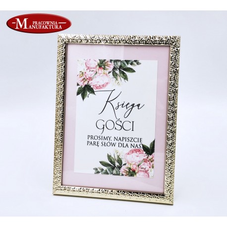 Napis do ramki, numeracja stołów, rozmieszczenie gości - różowe piwonie i bez - Pink Peonies