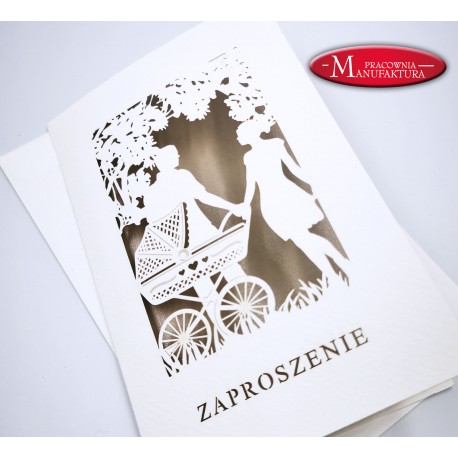 laserowe zaproszenia na ślub i chrzest - 2w1