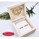 DREWNIANE PUDEŁKO NA OBRĄCZKI GLAMOUR