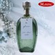 delikatne zawieszki na butelkę, alkohol weselny DUSTY BLUE