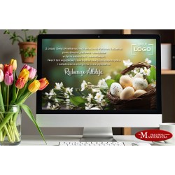 e-kartka, kartka elektroniczna z logo firmy