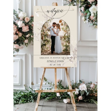 Tablica powitalna plakat