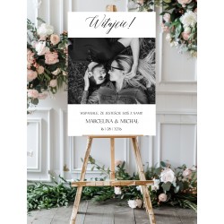 Tablica powitalna plakat