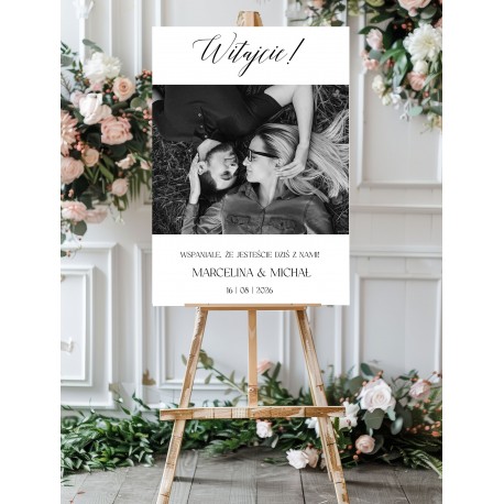 Tablica powitalna plakat