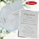 minimalistyczne zaproszenia w obwolucie z pergaminu na komunię, chrzest
