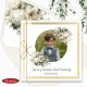 zaproszenia na komunię, bierzmowanie, chrzest ze zdjęciem personalizowane, white flowers