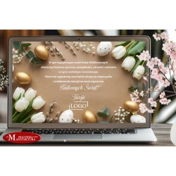 e-kartka, kartka elektroniczna z logo firmy