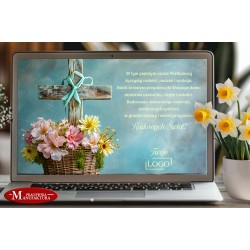 e-kartka, kartka elektroniczna z logo firmy