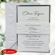 eleganckie zaproszenia z wytłoczonym motywem piwoni na komunię, chrzest