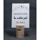 numer na stół z motywem kwiatowym-botanicznym