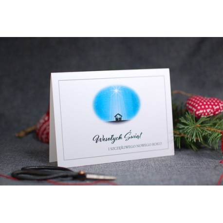 kartka bożonarodzeniowa z logo