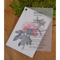 Zaproszenia ślubne z kalką