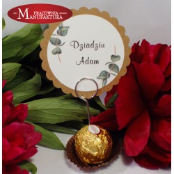 kwiatowe winietki na chrzest