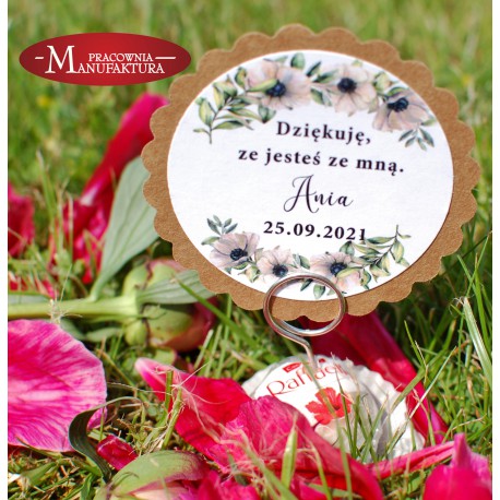 kwiatowe podziękowanie na chrzest